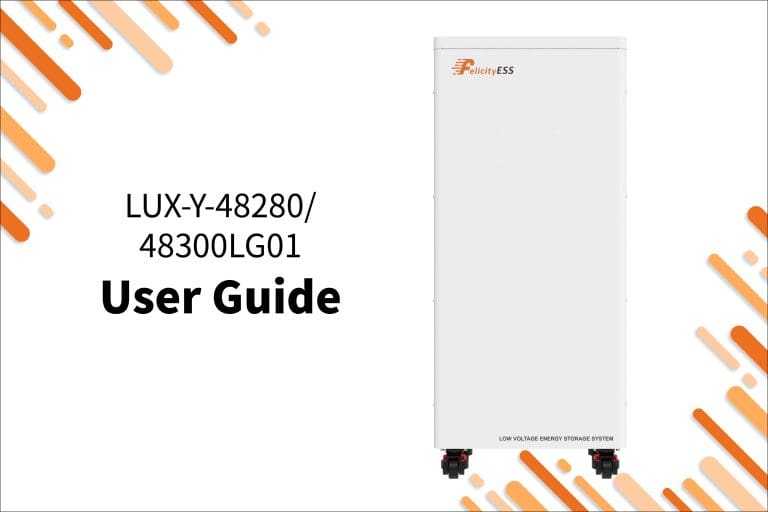 LUX-Y-48280(48300)LG01 Lithium Battery User Guide
