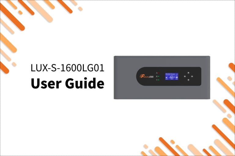 LUX-S-1600LG01 Lithium Battery User Guide