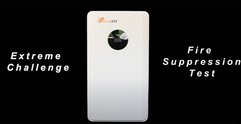 Extreme Challenge-Fire Suppression Test (LUX-E-48200LG03 Lithium Battery)