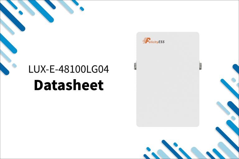 LUX-E-48100LG04 Lithium Battery Datasheet