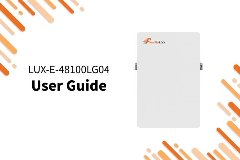 LUX-E-48100LG04 Lithium Battery User Guide
