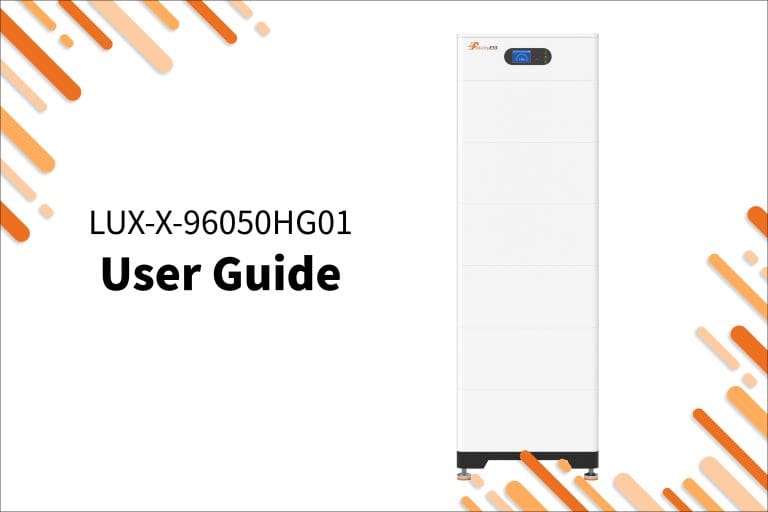 LUX-X-96050HG01 Lithium Battery User Guide