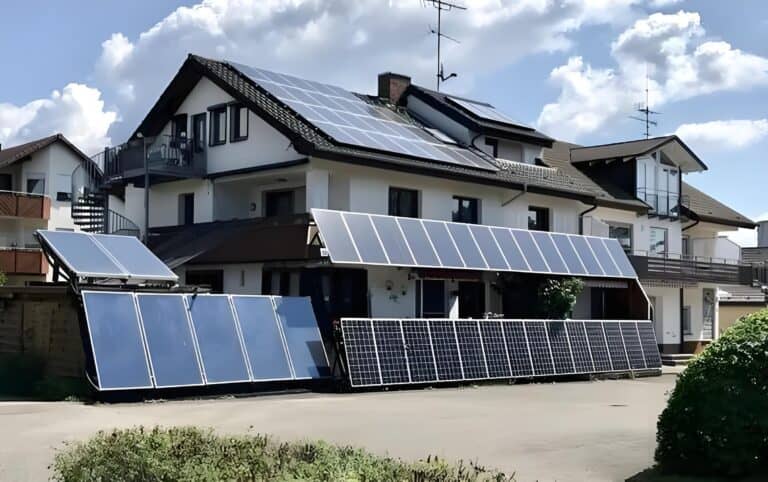 太阳能板子 房屋